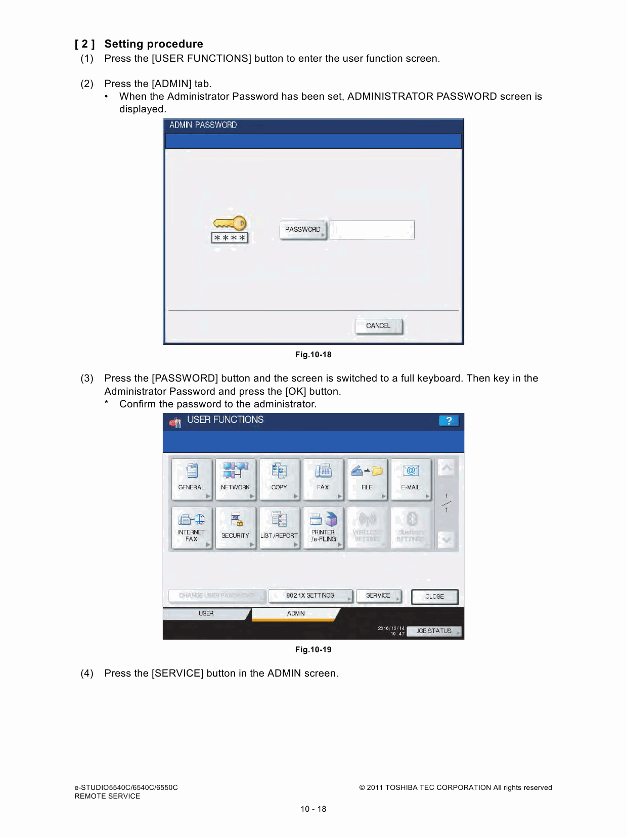 TOSHIBA e-STUDIO 5540C 6540C 6550C Service Manual-5